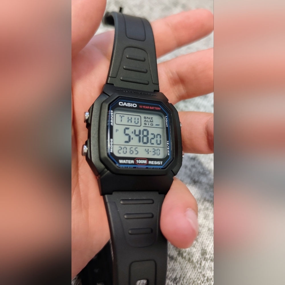 Casio Black Digital Watch